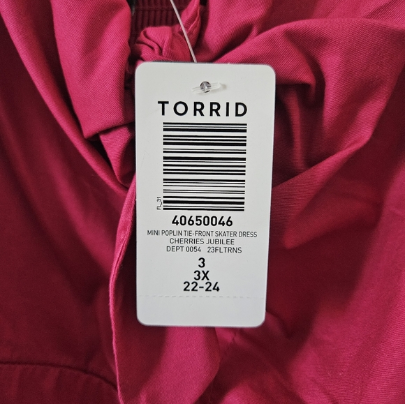 New Torrid Poplin Dress - Picture 5 of 5